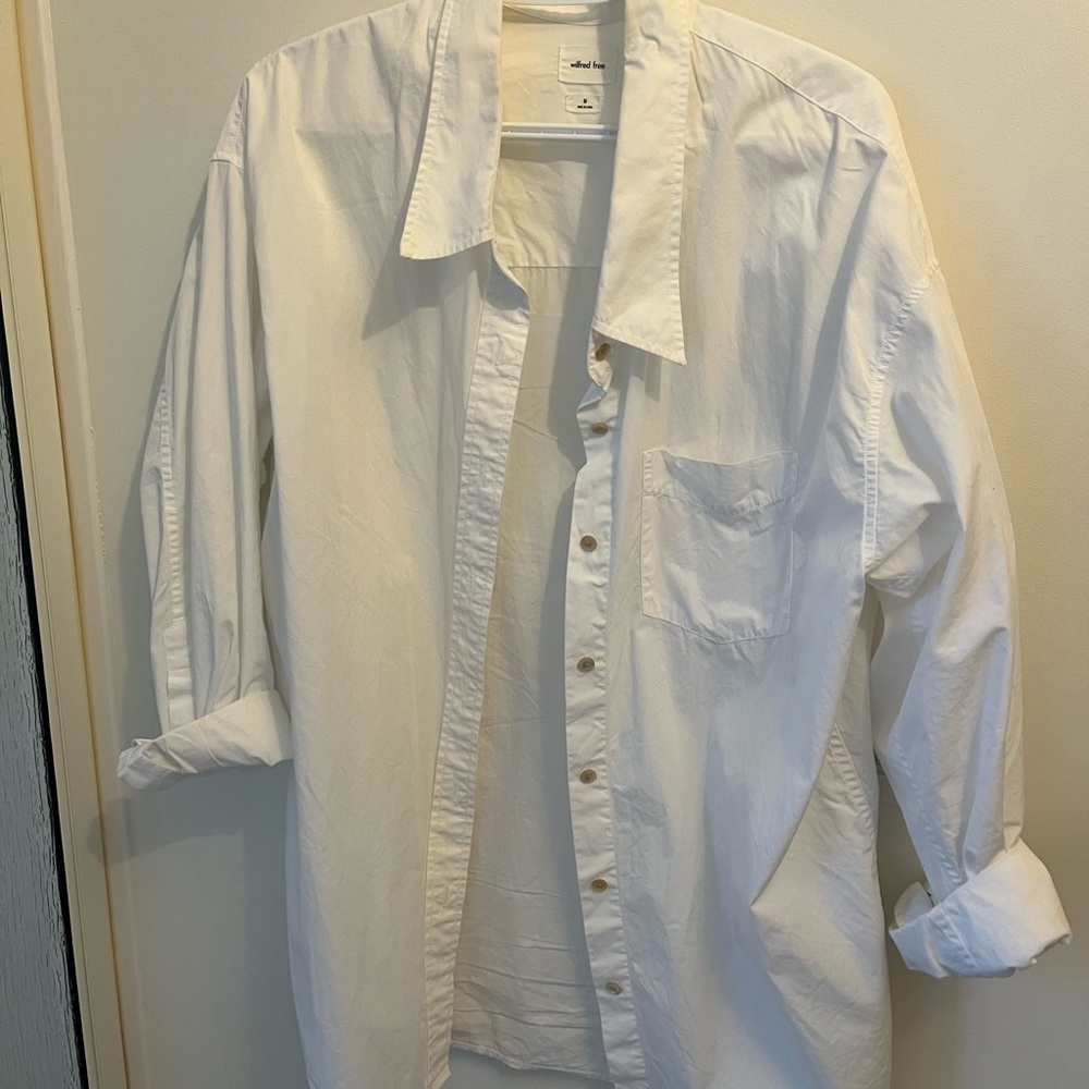 Aritzia oversized blouse
